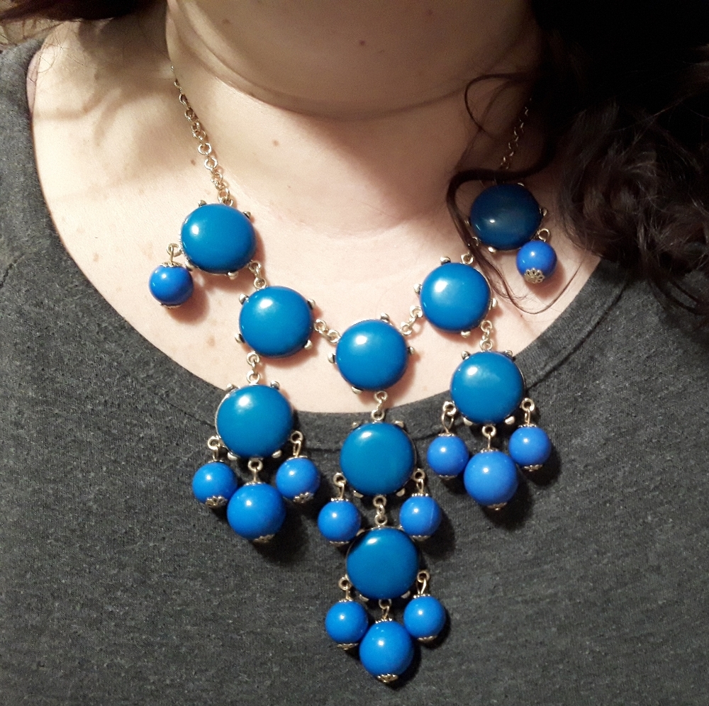 Beaded Chandelier Fashion Necklace